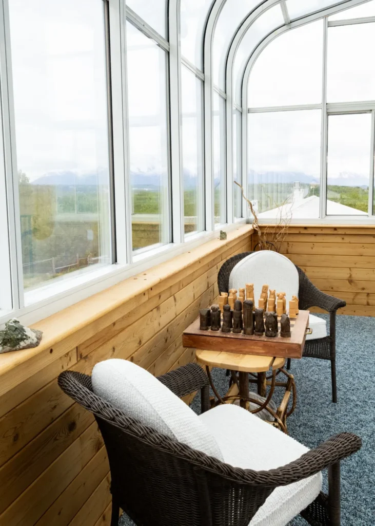 aurora sunroom pioneer ridge sunroom spiral staircase