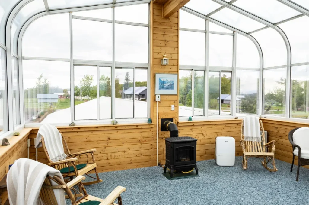 aurora sunroom pioneer ridge sunroom wide view