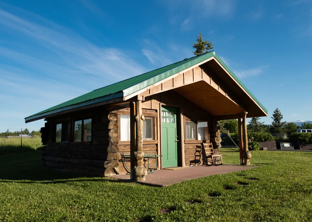 wooden bear statue close up